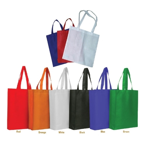 Non woven shopping bag in different colours - 30 x 38 x 12 cm (non woven bags manufacturer in dubai)