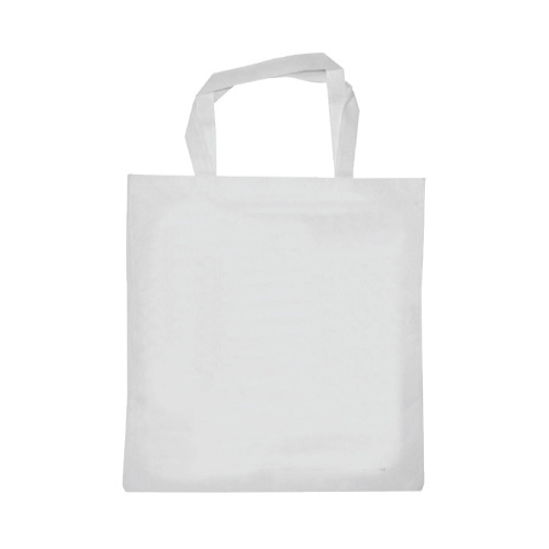 White sublimation shopping bag