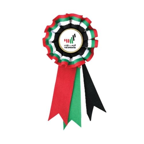 UAE flag rosette with National brand logo